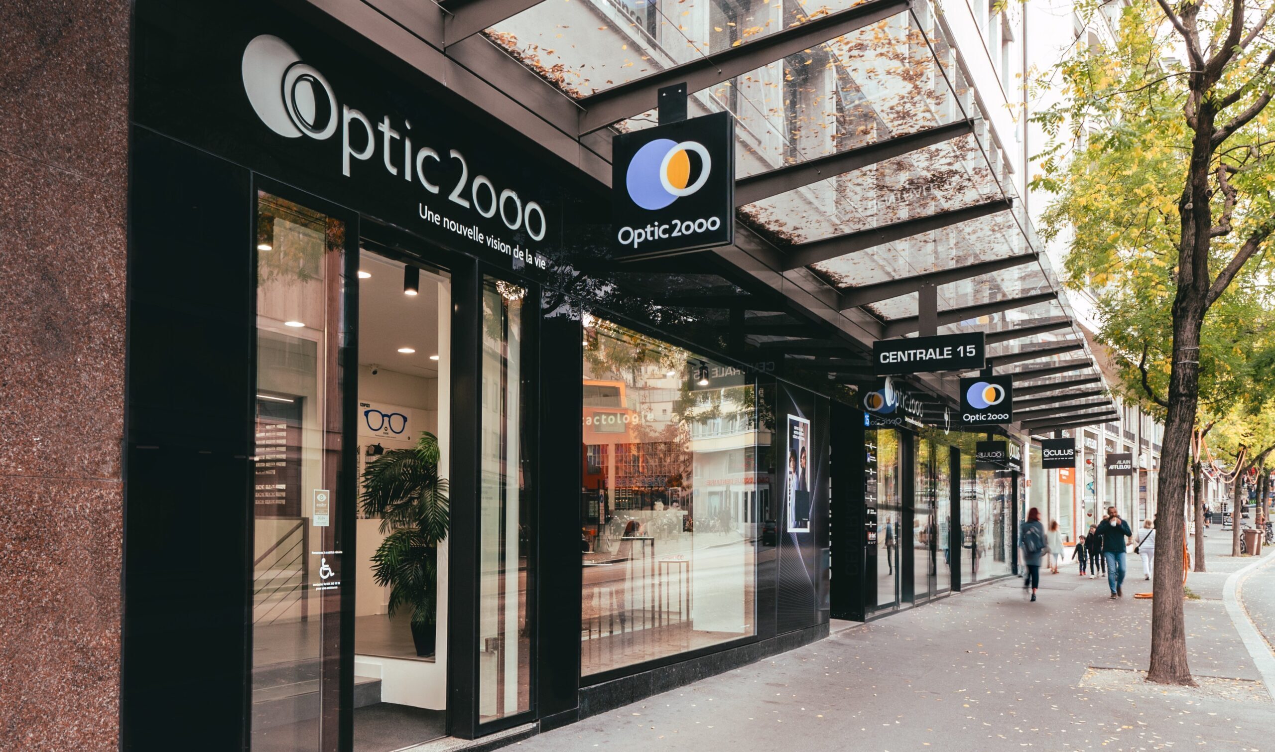 Optic 2000 Lausanne Centre Ville Magasin Exterieur