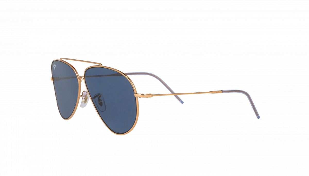 113933 Ray Ban Rbr0101s Aviator Reverse Dore Soleil 1