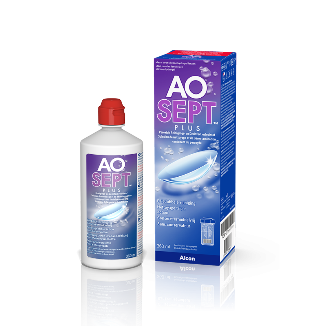 AOSEPT® PLUS avec HydraGlyde® 4X360ml